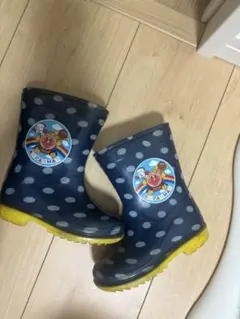 アンパンマン キッズ レインブーツ 15.0cm ネイビー ドットのサムネイル