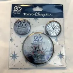ディズニー ☆ 缶バッジ セット ディズニーシー 20周年グッズ