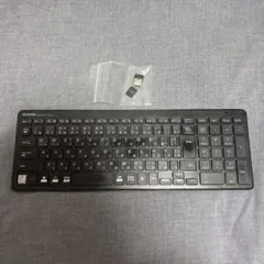 ワイヤレスキーボード　TK-FDP099TBK