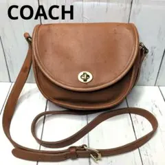 COACH ショルダーバッグ オールドコーチ　ターンロック　ゴールド金具