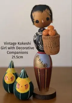 Kato Masami加藤正美作 こけし 梅模様 12.5cm ヴィンテージ - メルカリ