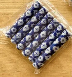東屋 箸置き 箸枕 箸休め 青 6本セット チェック柄