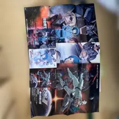 機動戦士Zガンダム 映画　ポスター3種とチラシ3種