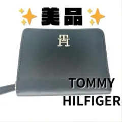 TOMMY HILFIGER 二つ折り財布 黒