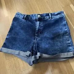 H&Mデニムブルー ショートパンツ165cm