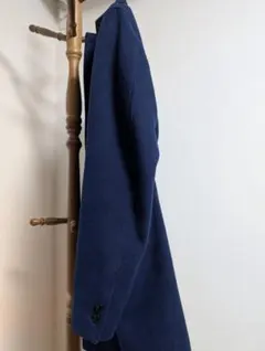 BEAMS　メンズ　チェスターコート(ネイビー)