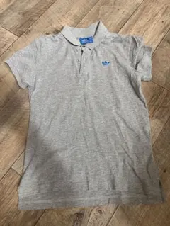 adidas originals ポロシャツ　グレー