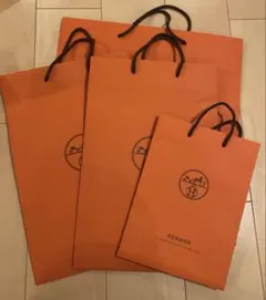 HERMES オレンジボックス　空箱　ショップ袋
