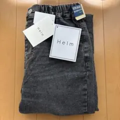 しまむら　ヘルムHelm デニムストレートパンツブラック婦人服ジーンズMサイズ