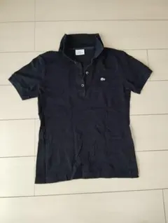 LACOSTE ブラック ポロシャツ 半袖