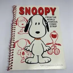 平成 スヌーピー リングノート メモ帳 レトロ ピーナッツ PEANUTS