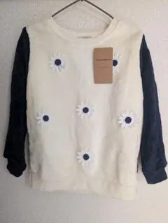 【新品、タグ付き】花柄　ハー 長袖カットソー