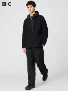 ユニクロC　イージーワイドテーパードパンツ　M