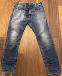 DIESEL KROOLEY スウェット生地ダメージデニム30インチ
