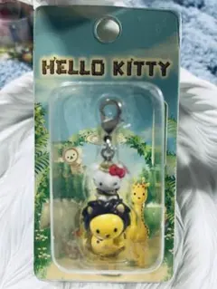 【レア】サンリオハローキティファスナーマスコット 動物園バージョン 2002年