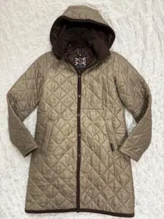 ラベンハム　LAVENHAM キルティングコート フード付き　36