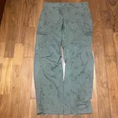 ミリタリー パンツ　ナイトカモ柄　オーバーパンツ
