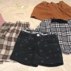 女の子 120 まとめ 冬服 トップス ボトムス ショートパンツ
