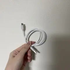 USB充電ケーブル ホワイト