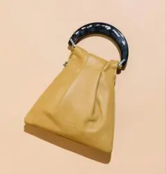 BEAURE ヴュレ 2WAY レザー ハンドバッグ 牛革