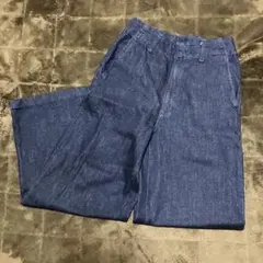 ワイドトラウザージーンズ　カラー: 69 NAVY