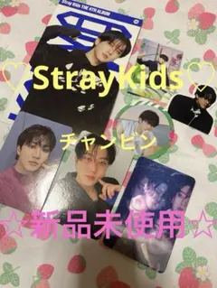 大人気♡Stray Kidsチャンビン♡公式カード＆ステッカー７点セット新品