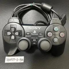 【分解清掃済み】DUALSHOCK2 PS2　クリアブラック　コントローラーBO