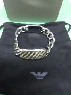 Emporio Armani カーボンファイバー ブレスレット