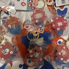 ポムポムプリン 万博 サンリオ×ミャクミャク 立体マスコットクリア キーホルダー
