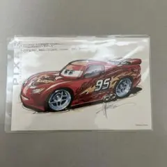 PIXAR ライトニング・マックイーン ポストカード　カーズ