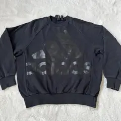 adidas ✖️MOUSSYブラック スウェット トレーナー
