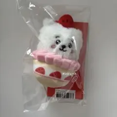 BT21 ストロベリー　　BT21 タルトぬいぐるみキーリング　RJ
