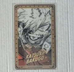 爆豪勝己 箔押しクリアカード ヒロアカ展