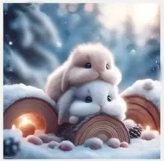 ウサギ ダイヤモンドビーズペインティング制作キット