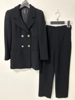 AIRTALKダブルブレストジャケット&パンツセット 　銀ボタン付き