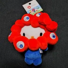 関西万博 ミャクミャク なりきりぬいぐるみBCカラー ハローキティ　カラビナ