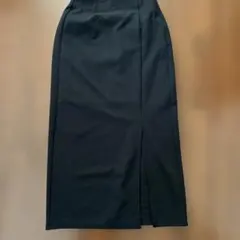 GU ブラック タイトスカート スリット入り