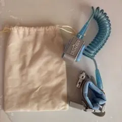 Chokotto+ 迷子防止ハーネス ブルー・グレー 収納袋付き