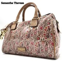 Samantha Thavasa リバティ 花柄 ナイロン トートバッグ