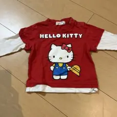 HELLO KITTY 長袖カットソー 80 Tシャツ 子ども服 レトロ