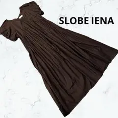 ⑭SLOBE IENA コットンボイルバルーンワンピース 2025SS 38