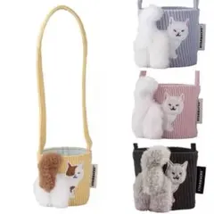台湾 限定 スターバックス 猫 しっぽ ネコドリンクホルダー 4色セット