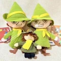 レア ムーミン谷の仲間たち ミィ スナフキン ぬいぐるみ 2体セット