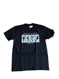 新品 マイケルジャクソン Tシャツ XL 黒 KING OF POP バンド