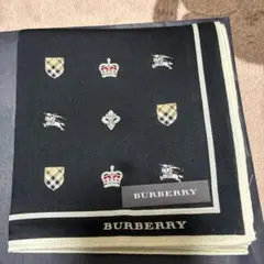 BURBERRY ハンカチ ブラック