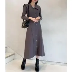 スナイデル♡ビッグカラーホールワンピース