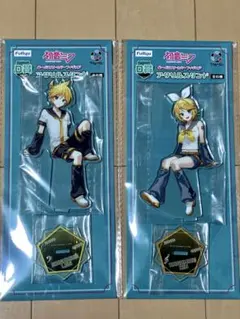 【未開封】FuRyu 一番くじ 初音ミク D賞 アクスタ 鏡音リン・レン セット