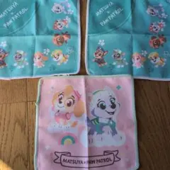 Matsuya x Paw Patrol タオル 3枚セット