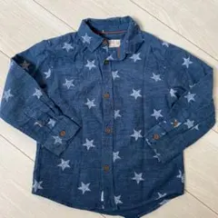 ZARA kidsデニム星柄シャツ110