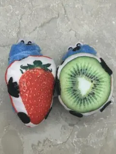 パペットスンスン フルーツマスコット いちご キウイ プライズ